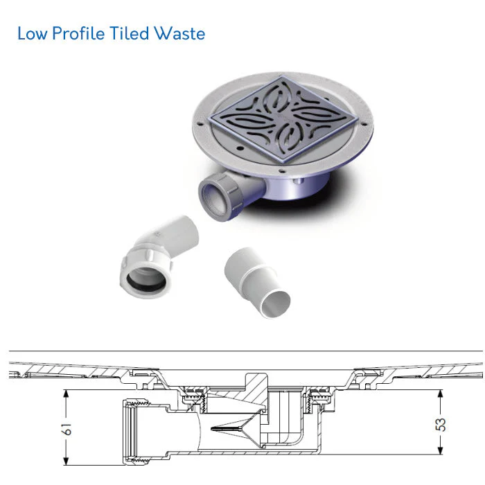 AKW Tuff Form8 Wet Room Walk In Shower Tray 1500 x 1200 x 22mm - Image 8