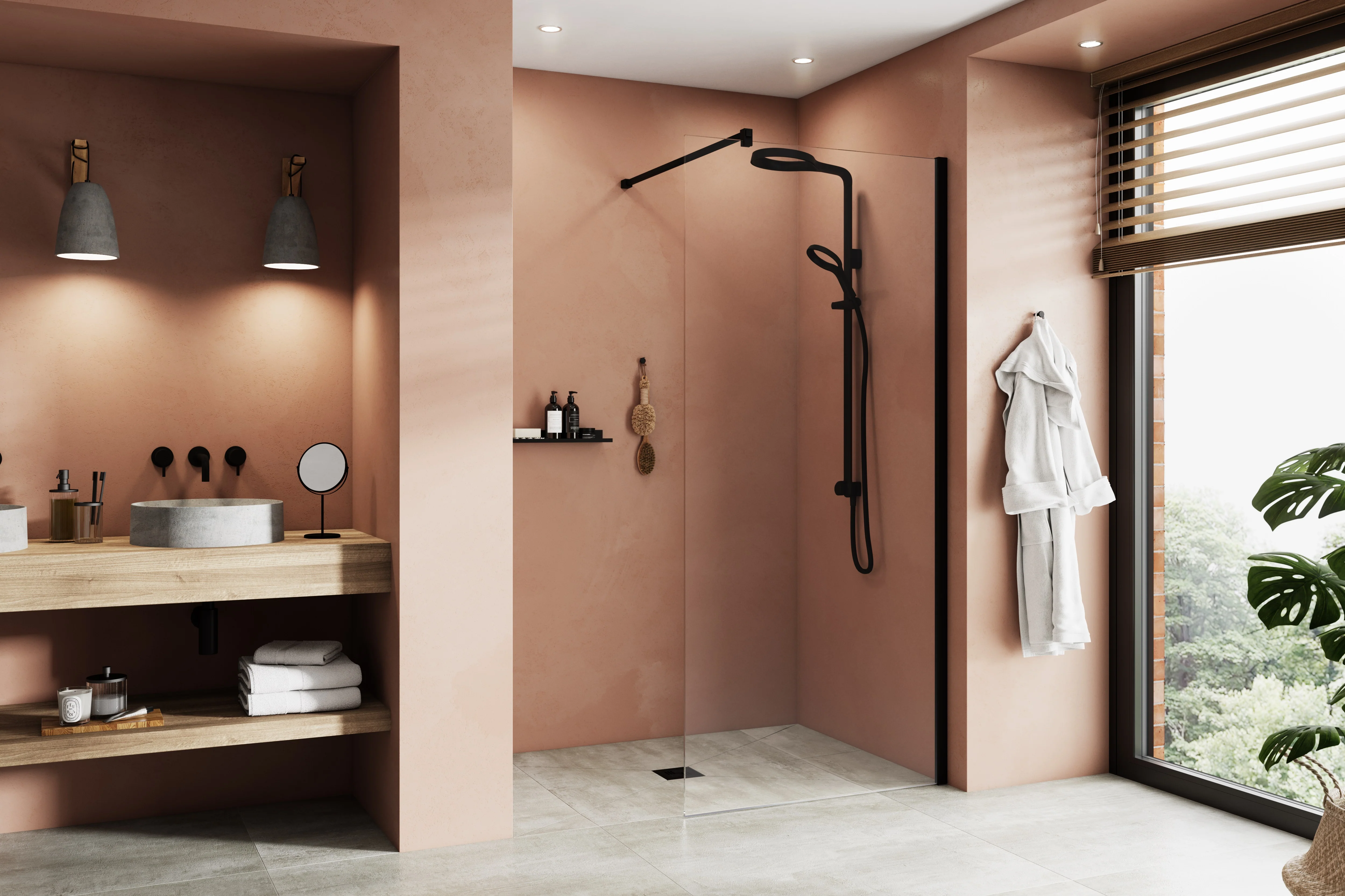 Microcement Aqua4ma Evolution Wetroom Deck Tray Centre Waste 1000 x 900 x 25mm - Image 9