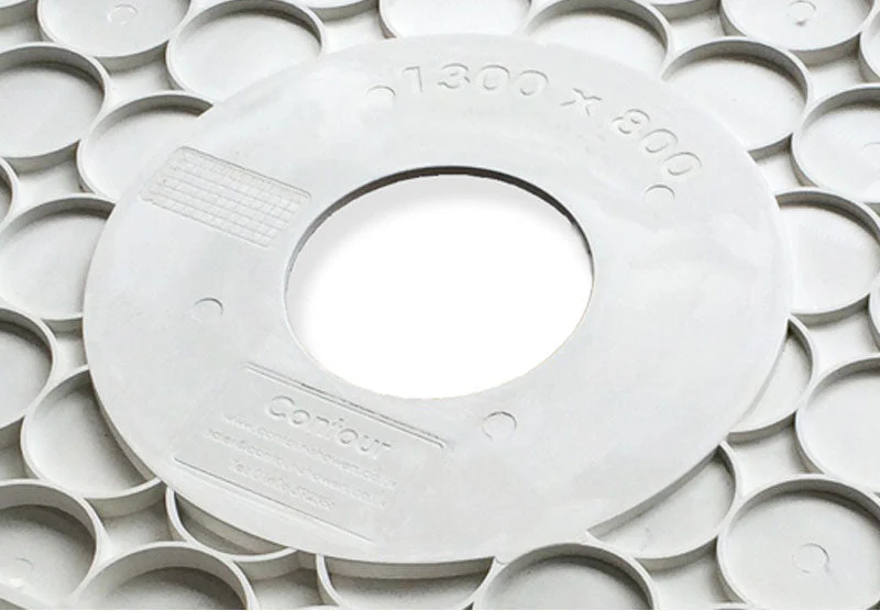Contour ShowerDec Wet Room Shower Tray Floor Former - 1400 x 900mm - Image 4