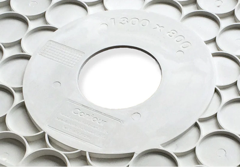 Contour ShowerDec Wet Room Shower Tray Floor Former - 1000 x 1000mm - Image 4
