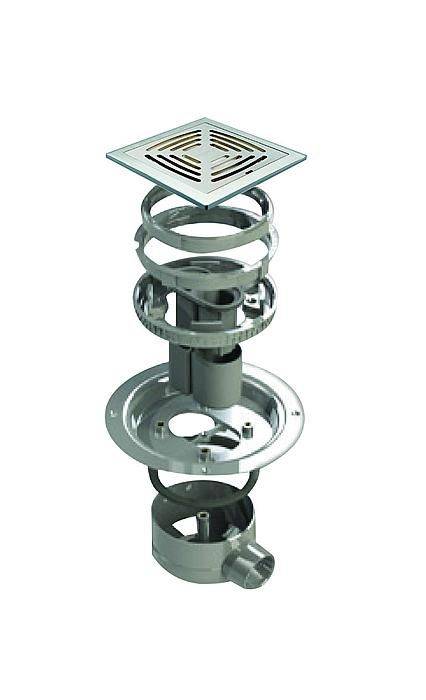 Impey Aqua Dec Easy Fit Wet Room Tray Floor Former & Drain - 900 x 900 x 22mm - Image 4