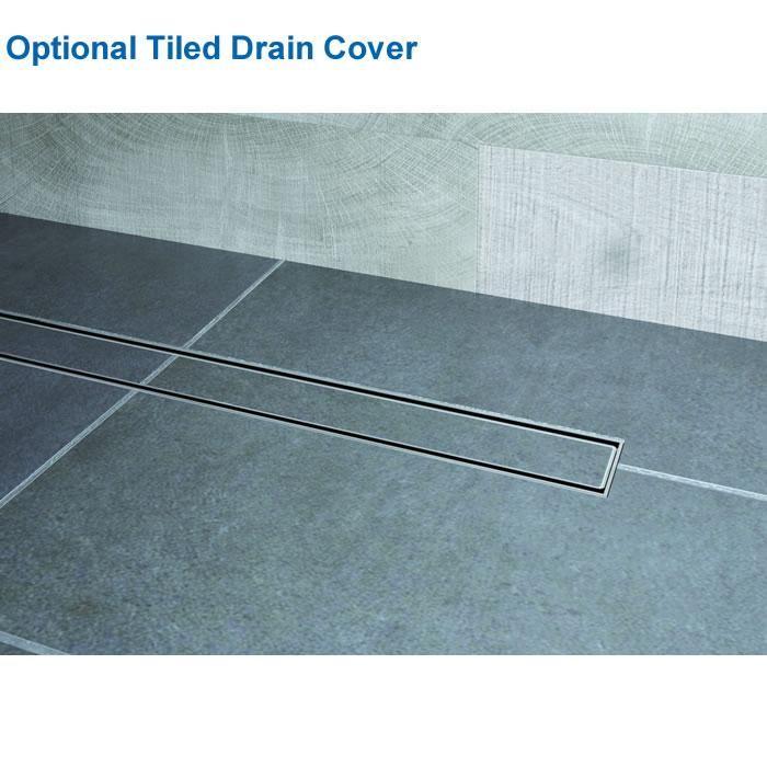 Impey Aqua Dec Linear 2 Wet Room Tray & Drain - 1000 x 1000 x 22mm - Image 4