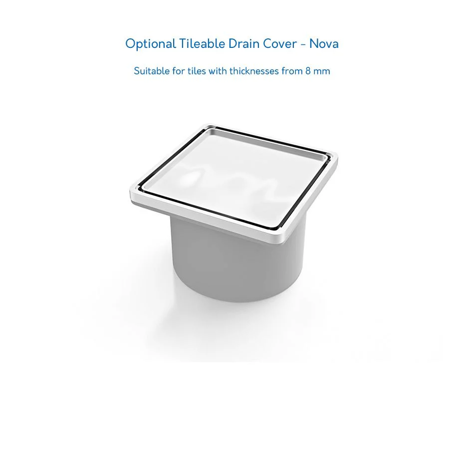 Jackoboard Aqua Flat Wet Room Walk In Shower Tray & Drain - CENTRE DRAIN - 1200 x 900 x 20mm - Image 6