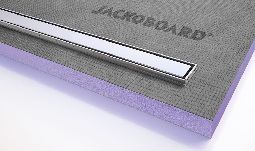 Jackoboard Aqua Line Easy CENTRE Linear Wet Room Walk In Shower Tray with Reversible Cover - 1200 x 900 x 30mm - Image 3