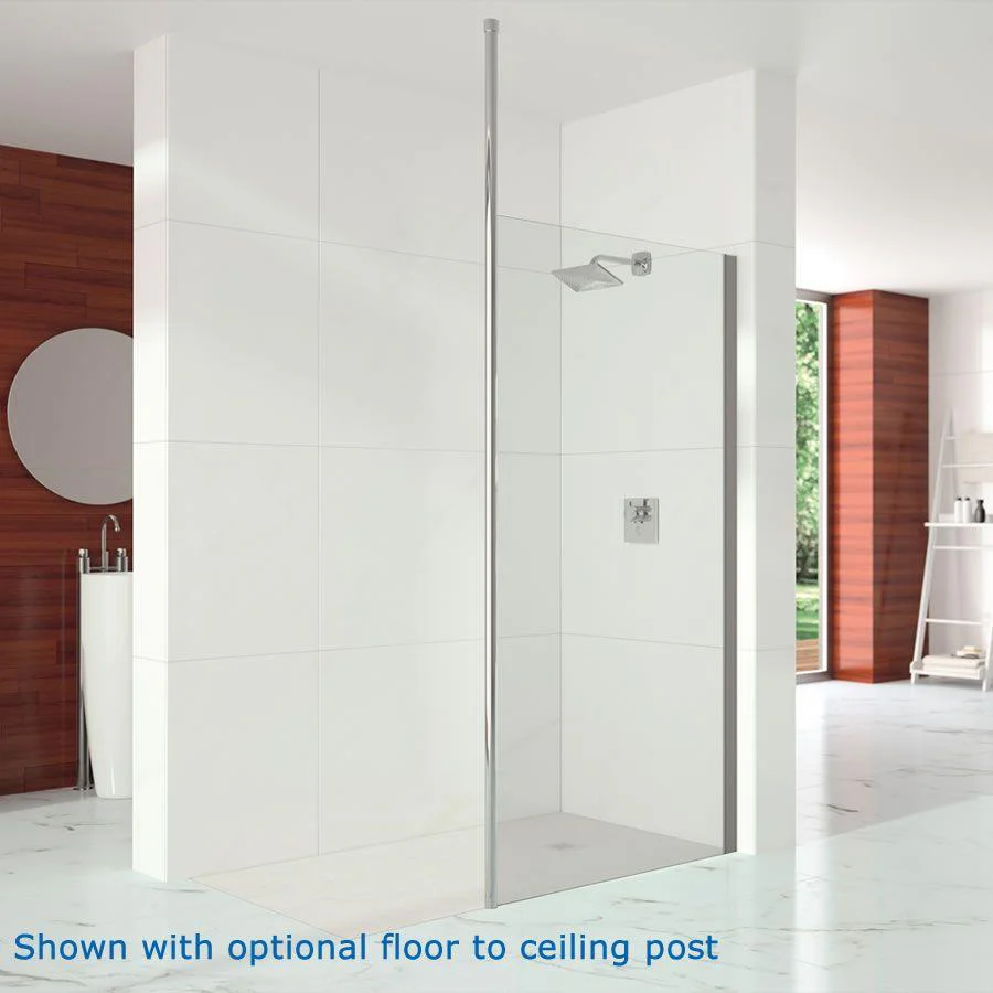 Merlyn 10 Series Showerwall Wet Room Shower Screen - 900mm - Image 5