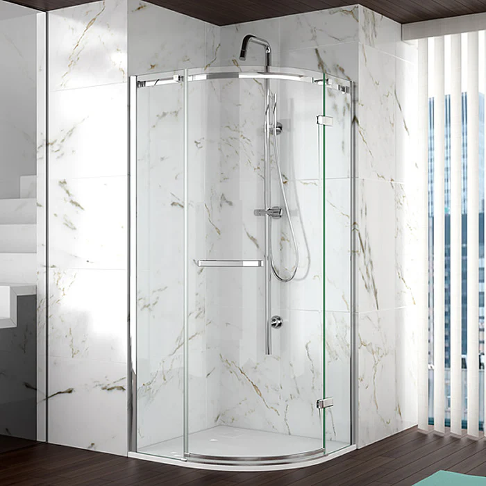 Merlyn 8 Series Frameless 1 Door Quadrant Shower Enclosure