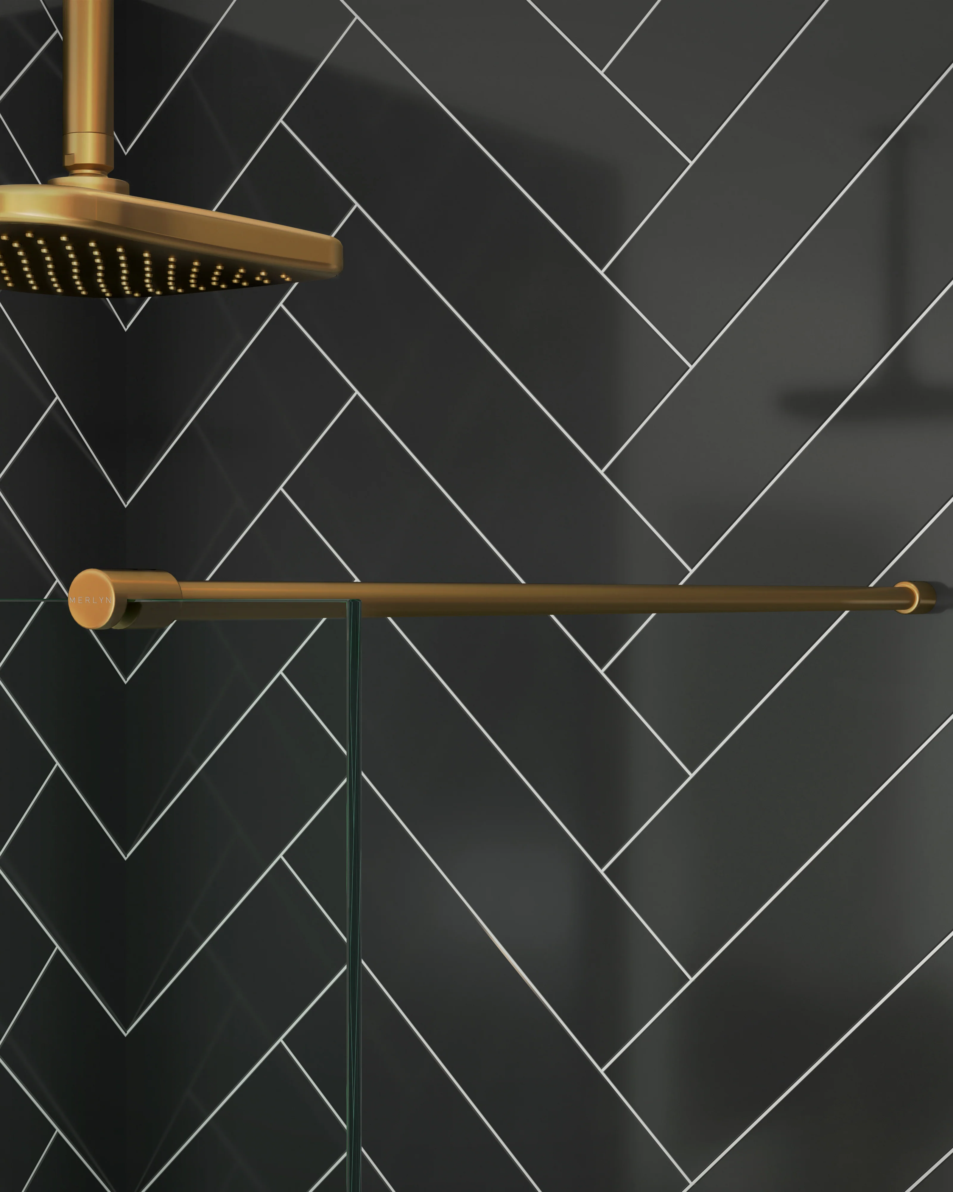 Merlyn Ionic Wet Room Shower Screen 8mm Round Stabilising Bar - Image 4