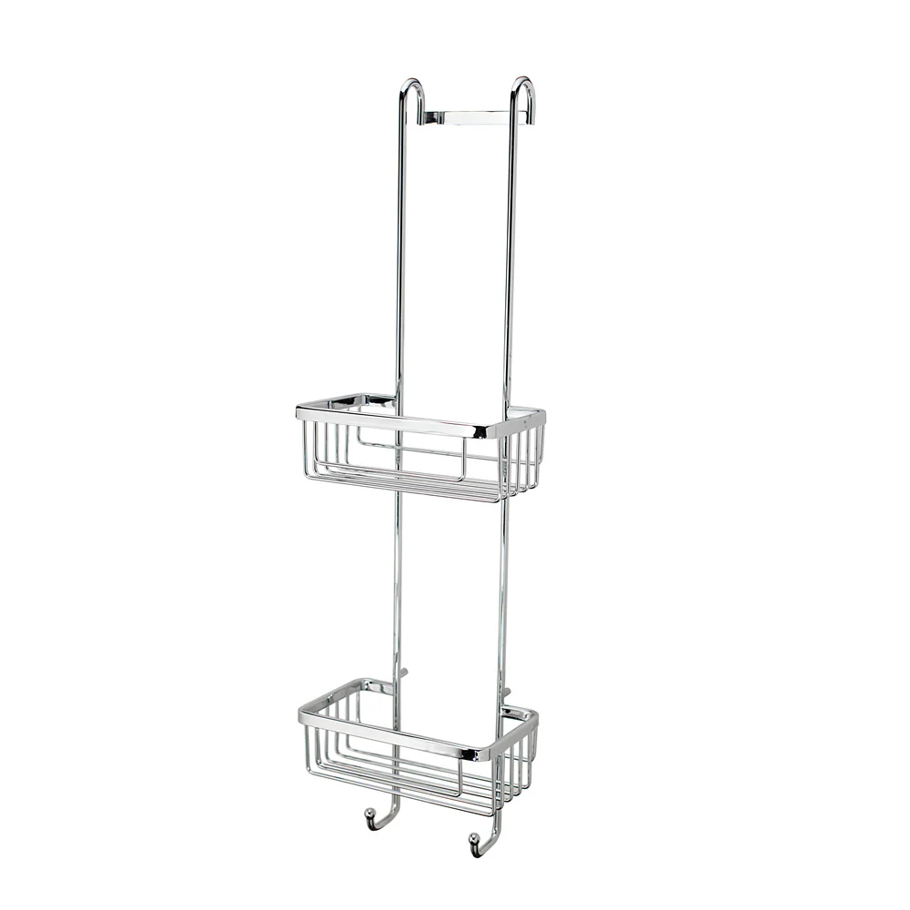 Roman Double Hanging Shower Basket with Hooks