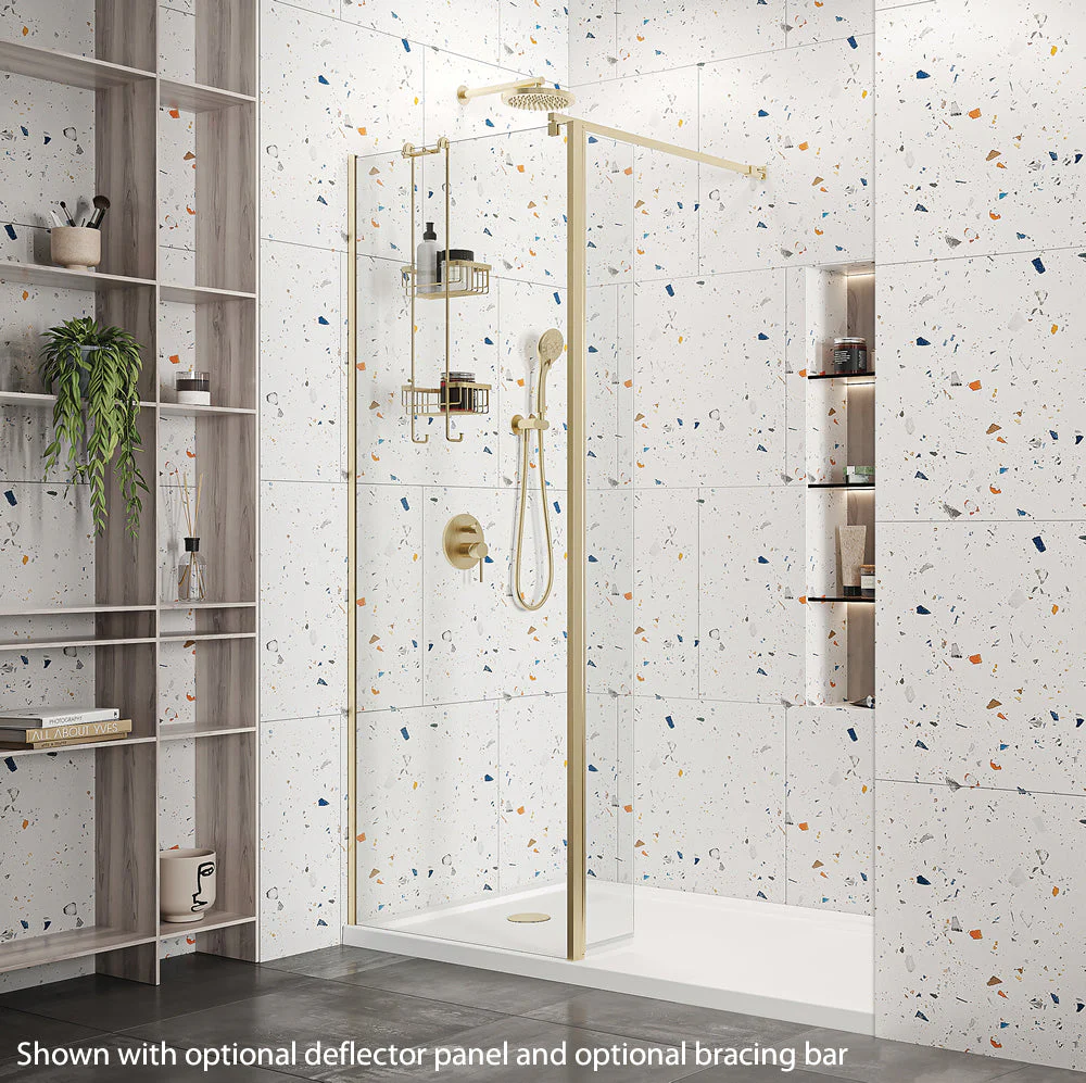 Roman Haven Wetroom Shower Screen Panel: 1000mm* - Various Finish's - Image 4
