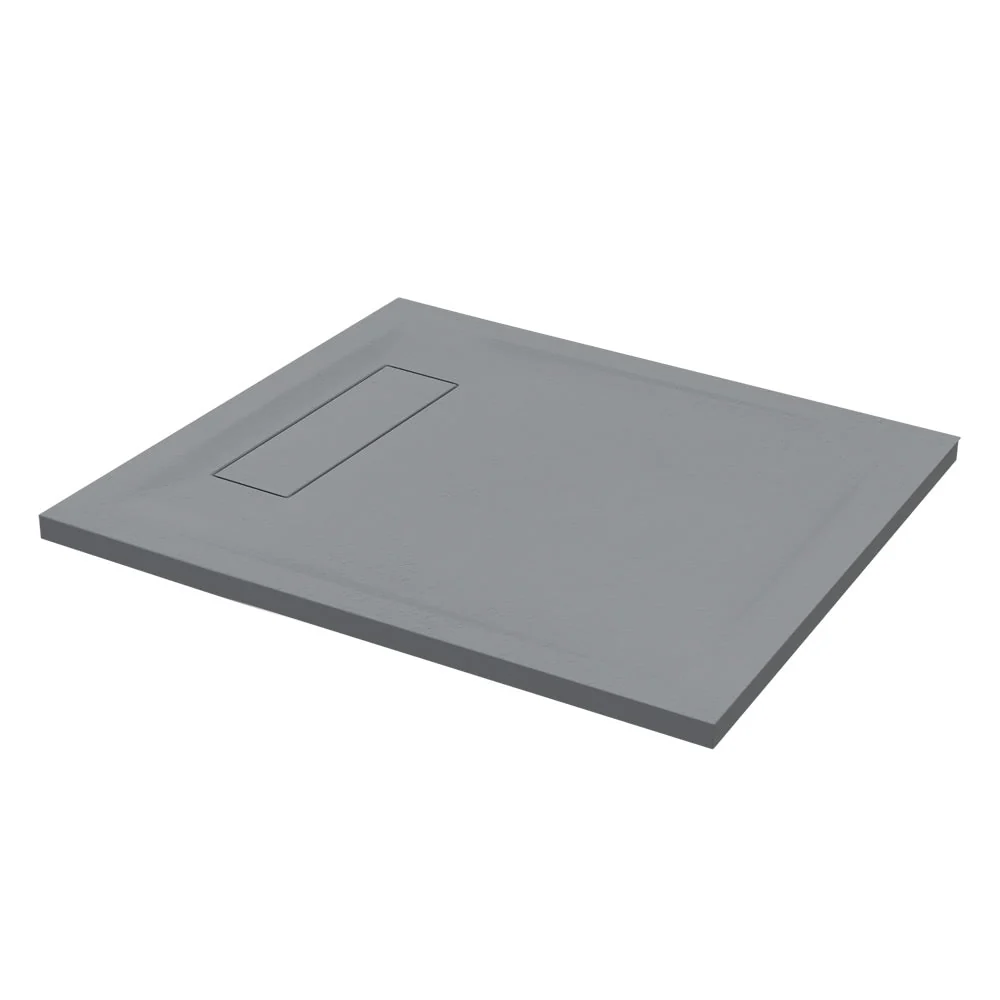 Roman Stone Solid Surface Infinity Slate Effect Shower Tray - 1200 x 800 x 35mm - Image 4