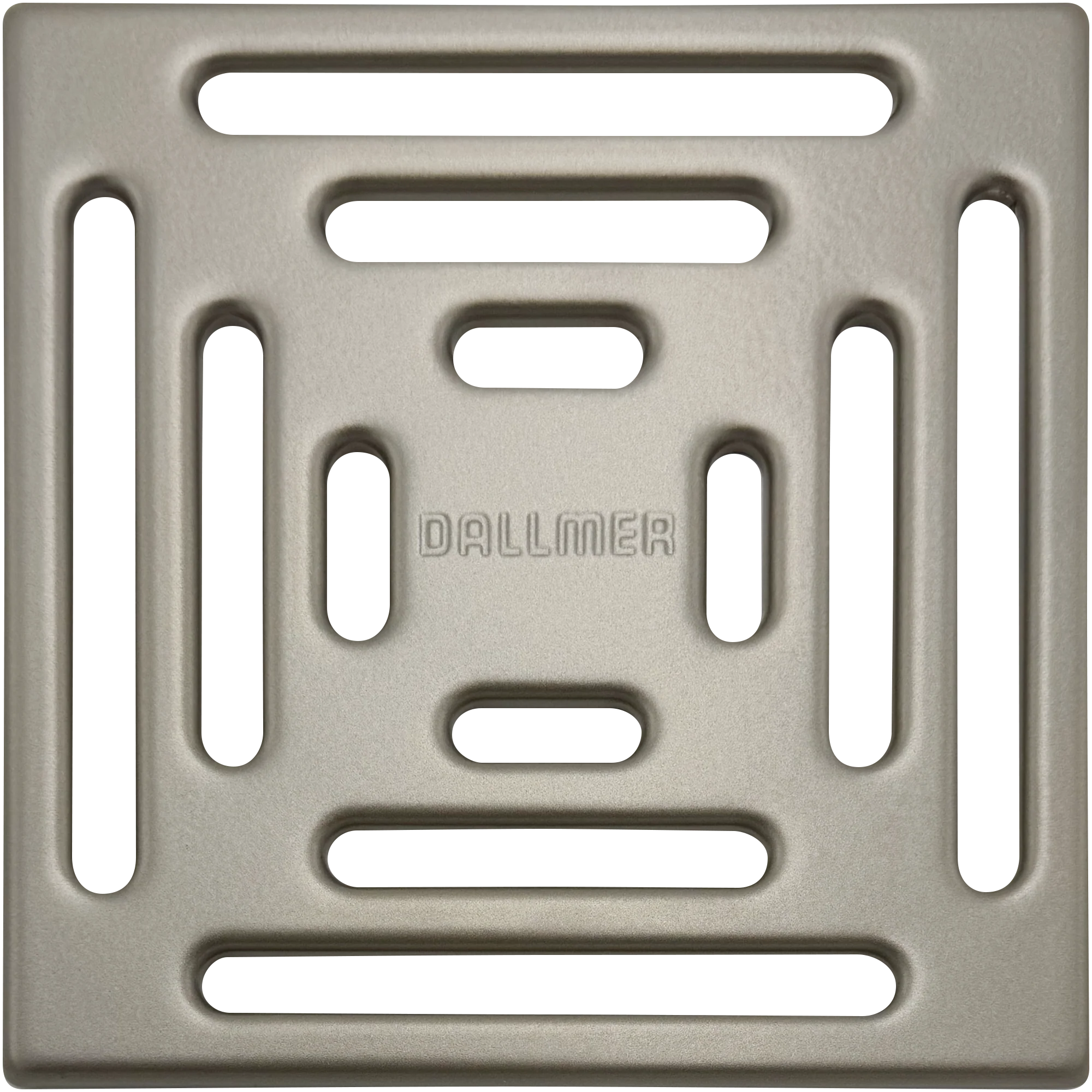 Shower Drain Grill Cover for DALLMER Drain - Satin Nickel