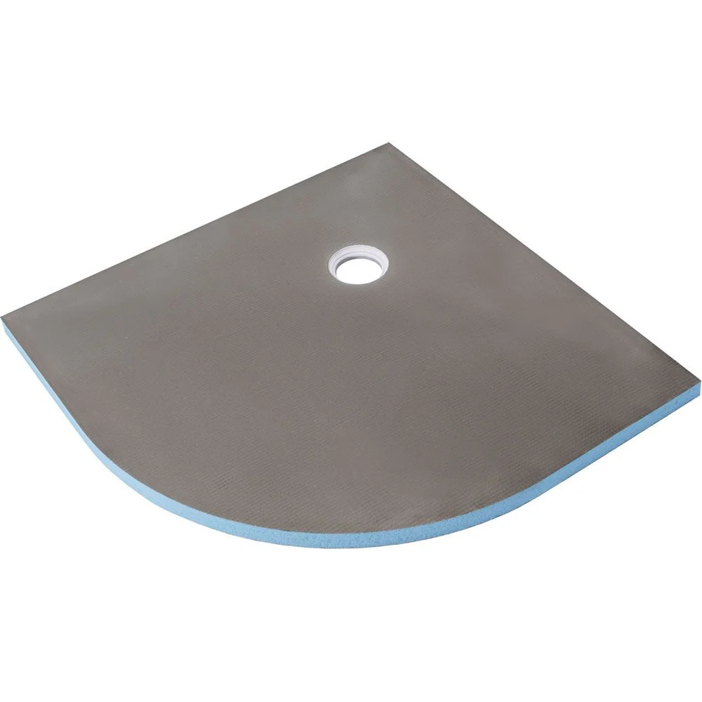 Wedi Fundo Borgo Shower Tray Former - QUADRANT - 900 x 900 x 40mm - CORNER Drain