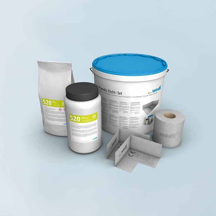 wedi Fundo Flex Wetroom Floor Kit - 1000 x 1000mm - For Timber Floor 26mm - Image 12