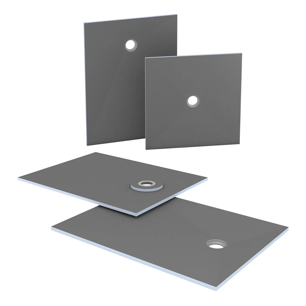 wedi Fundo Ligno Plus Shower Tray Former - 900 x 900 x 23mm - CENTRE Drain