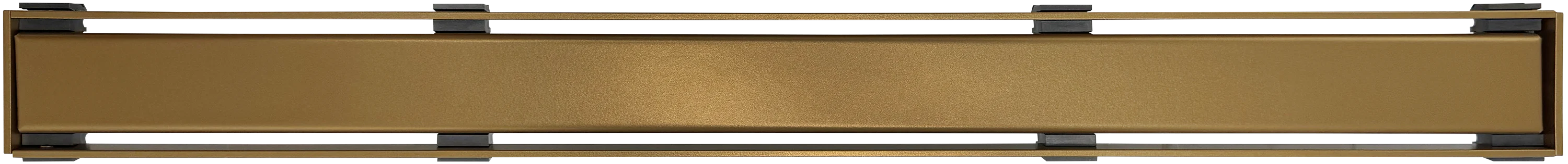 WetBase Linear Universal Shower Drain Channel Cover - Satin Brass - Image 3