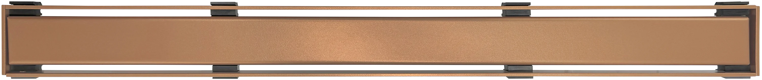 WetBase Linear Universal Shower Drain Channel Cover - Satin Copper - Image 3