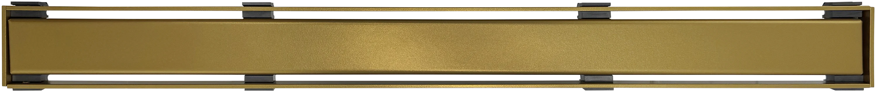 WetBase Linear Universal Shower Drain Channel Cover - Satin Gold - Image 3
